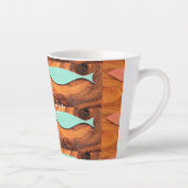 3つの魚パターンThunder_Cove カフェラテマグ (右)