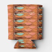 3つの魚パターンThunder_Cove 缶クーラー (裏面)