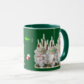 3つの魚釣り格言 マグカップ (正面右)