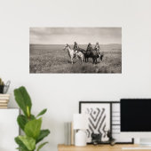 3つの黒足首長 ポスター (ホームオフィス)