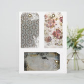 3つの6x10インチジャンクジャーナル出荷ラベル (スタンド正面)