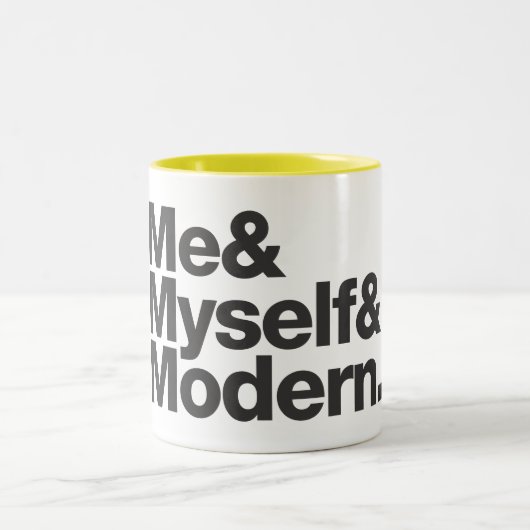 3つのM/コーヒー・マグ ツートーンマグカップ (中央)