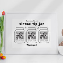 3つのQRコードを持つ仮想チップJAR