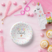 3つはとても甘いアイスクリームの3番目の誕生日パーティー ペーパーボウル (パーティー)