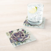 3つは上がりました ガラスコースター (アングル)