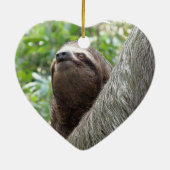 3つま先で触られた怠惰のオーナメント セラミックオーナメント (裏面)