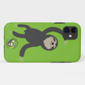 3つま先で触られた怠惰の電話箱 Case-Mate iPhoneケース (裏面(横))