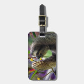 3つま先で触られた木怠惰 ラゲッジタグ (正面縦)