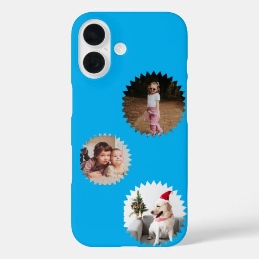 3つパーソナライズされたの星の写真をカスタマイズ Case-Mate iPhoneケース (裏面)