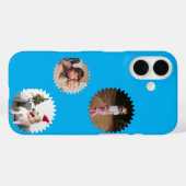 3つパーソナライズされたの星の写真をカスタマイズ Case-Mate iPhoneケース (裏面 (横))