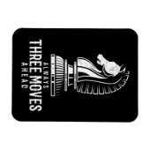 3つ前に移動Iチェスのマットゲームチェスの駒 マグネット (横)