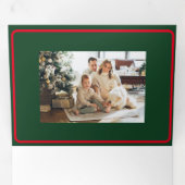 3つ折のサンタレタークリスマスカードをパーソナライズ 三つ折りクリスマスカード (内部最初)