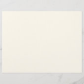 3つ折り写真結婚のセレモニーテンプレート (裏面)