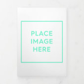 3つ折り文字折りアナウンス 三つ折り案内状 (カバー)