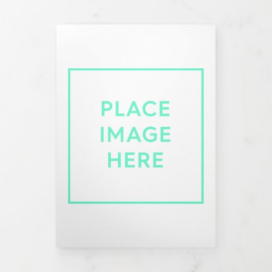 3つ折り文字折りアナウンス 三つ折り案内状 (カバー)