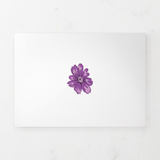 3つ折り文字折りカード 三つ折りカード (カバー)