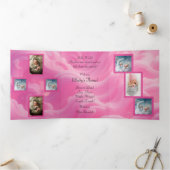 3つ折り文字折り招待状 三つ折り招待状 (内部)