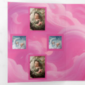 3つ折り文字折り招待状 三つ折り招待状 (内部最初)