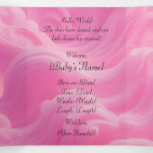 3つ折り文字折り招待状 三つ折り招待状 (内部中)