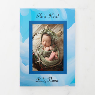 3つ折り文字折り招待状 三つ折り招待状