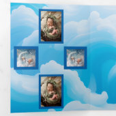 3つ折り文字折り招待状 三つ折り招待状 (内部最初)