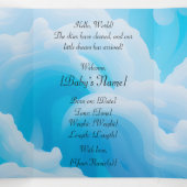 3つ折り文字折り招待状 三つ折り招待状 (内部中)