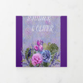 3つ折り文字折り招待状 三つ折り招待状 (カバー)