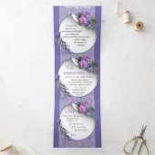 3つ折り文字折り招待状 三つ折り招待状 (内部)