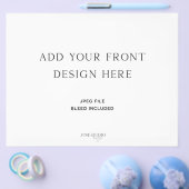 3つ折り結婚式 プログラム8.5x11インチ チラシ (シングル)