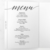 3つ折り表の番号 三つ折りカード (内部最初)