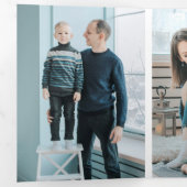 3つ折り3フォトウォーターカラーカード 三つ折りクリスマスカード (内部最初)