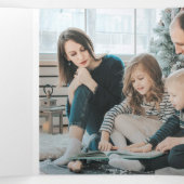 3つ折り3フォトウォーターカラーカード 三つ折りクリスマスカード (内部中)