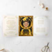 3つ折キンセアニラ計画 三つ折りクリスマスカード (内部)