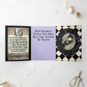 3つ折ハロウィンカード 三つ折りクリスマスカード (内部)