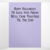 3つ折ハロウィンカード 三つ折りクリスマスカード (内部中)