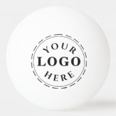 3つ星ピンポンボール – ロゴ&12色オプション 卓球ボール (裏面)