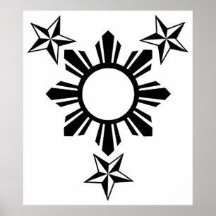 3つ星、太陽 ポスター