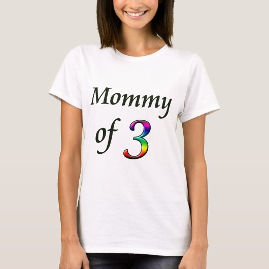 3のお母さん Tシャツ (正面)