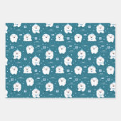 3のクリスマスラムラッピングシートセット ラッピングペーパーシート (正面)