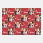 3のシーズンスクエア写真セット ラッピングペーパーシート (正面)