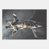 3のセット – ビジネスの獣 – Decopage - ラッピングペーパーシート (正面2)