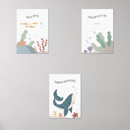 3のディーウォーターのポスターセットを通過するとき (正面)