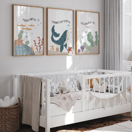 3のディーウォーターのポスターセットを通過するとき