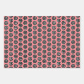 3のピンクピックボール包装シートセット ラッピングペーパーシート (正面3)