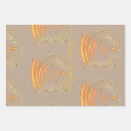 3のフラットシートセット ラッピングペーパーシート