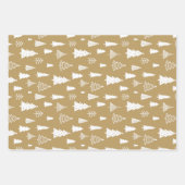 3の冬のクリスマスセット ラッピングペーパーシート (正面3)