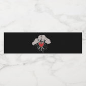 3の剣ラブハートタロットイラストレーション3 ペットボトルラベル (シングルラベル)