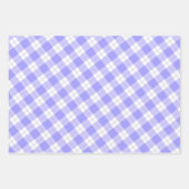 3の数々の色バイオレットのイースター卵セット ラッピングペーパーシート (正面3)