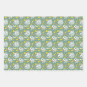 3の母とベビースロットのパターンセット ラッピングペーパーシート (正面3)