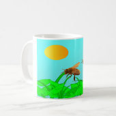 3の蜂 コーヒーマグカップ (正面左)